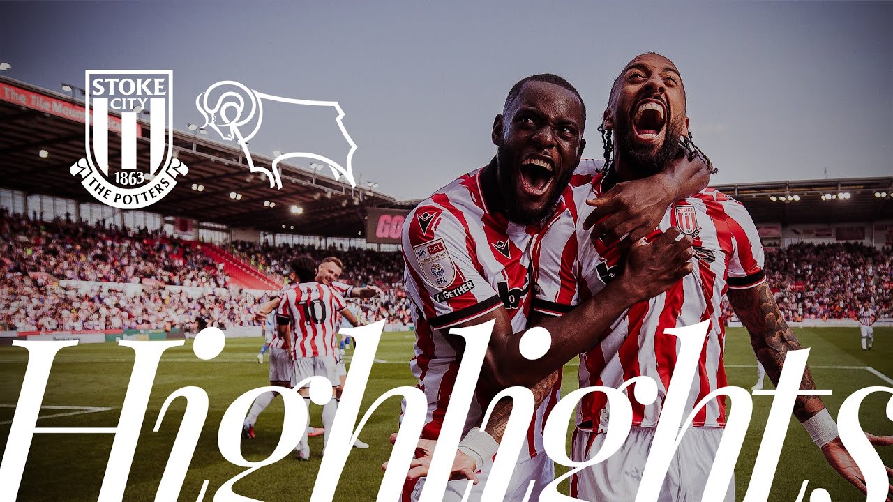 Football is back ​🥺​ | Stoke City 3-1 Derby County | Highlights