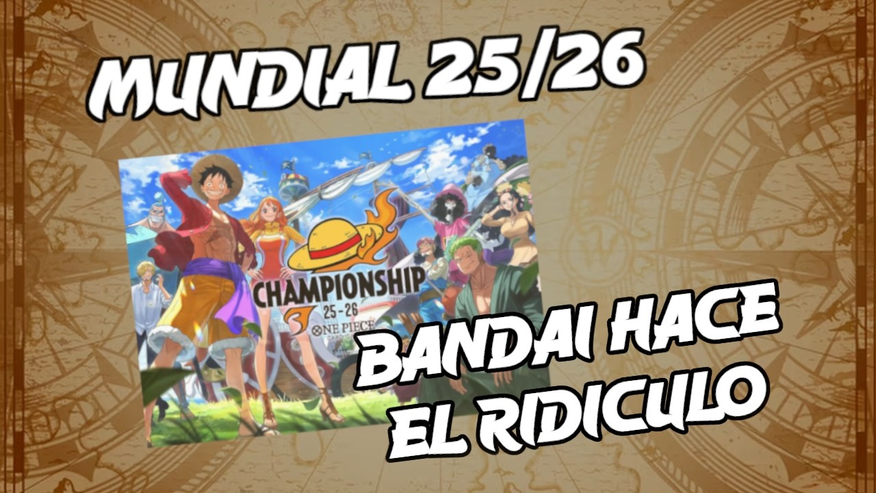 Bandai hace el ridículo en el mundial de One Piece TCG | Análisis del evento