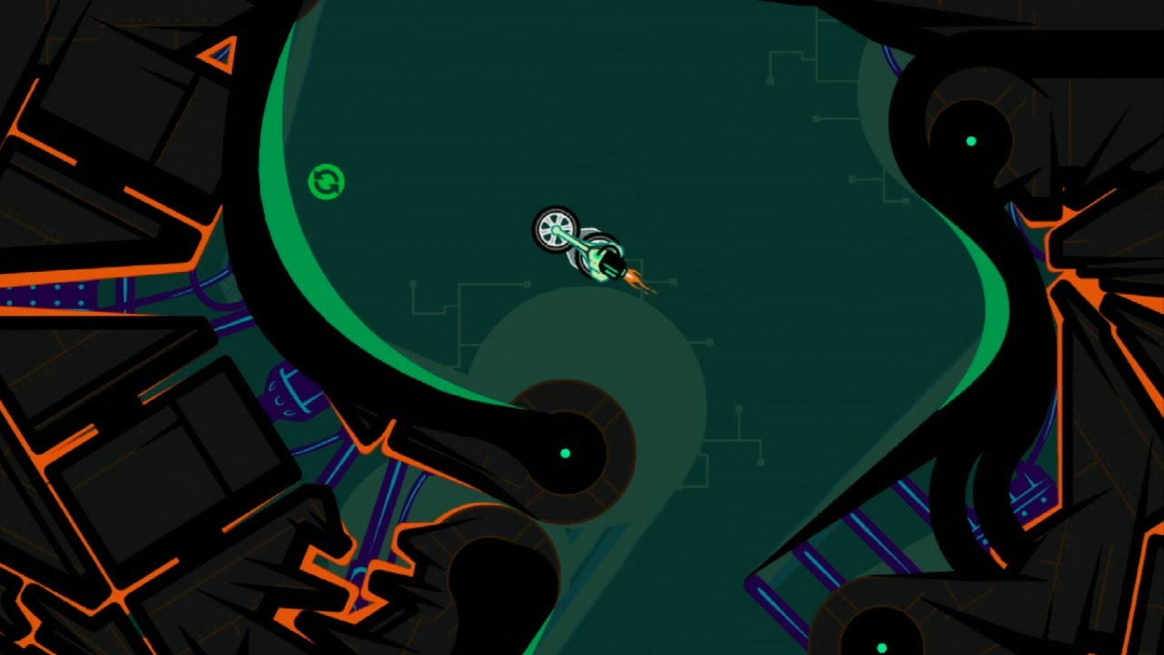 Sound Shapes (DLC) - 'Car Pack' first level titled 'Hard Drive'