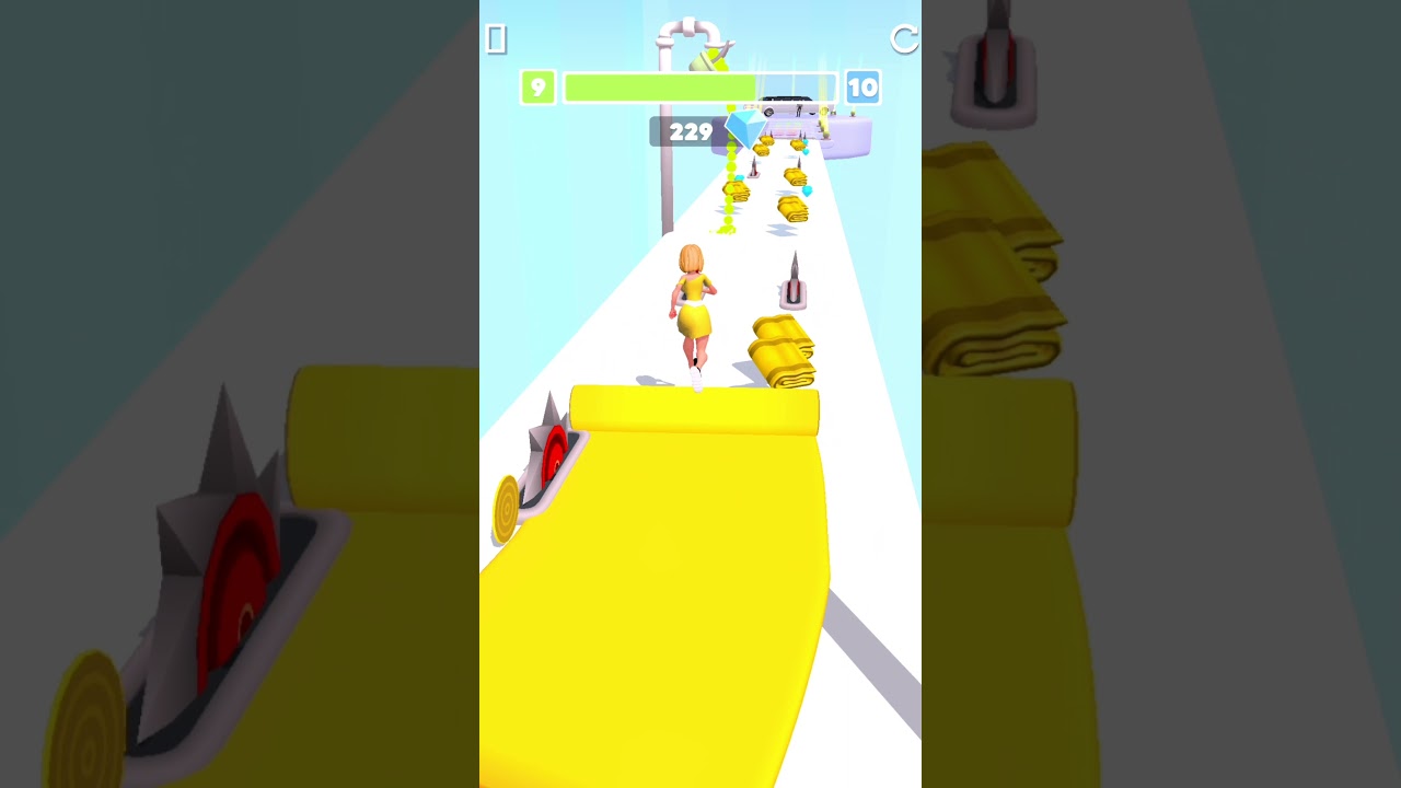Girl Fabric Roll Best Gameplay Android & IOS
