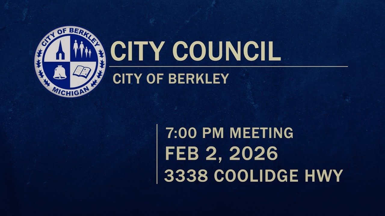 Berkley City Council Meeting - Feb 2, 2026