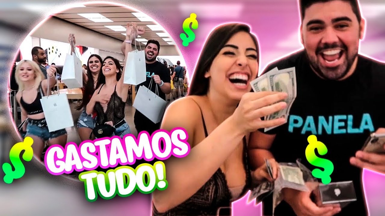 VLOG: CHEGANDO EM ORLANDO + GASTAMOS TODO NOSSO DINHEIRO + PREÇO DO IPHONE 11 + TOUR PELAS LOJAS!