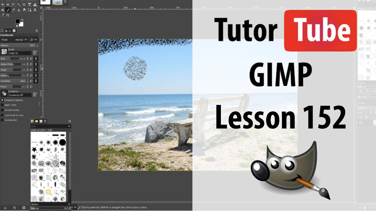 GIMP - Lesson 152 - Moving and Transforming Text