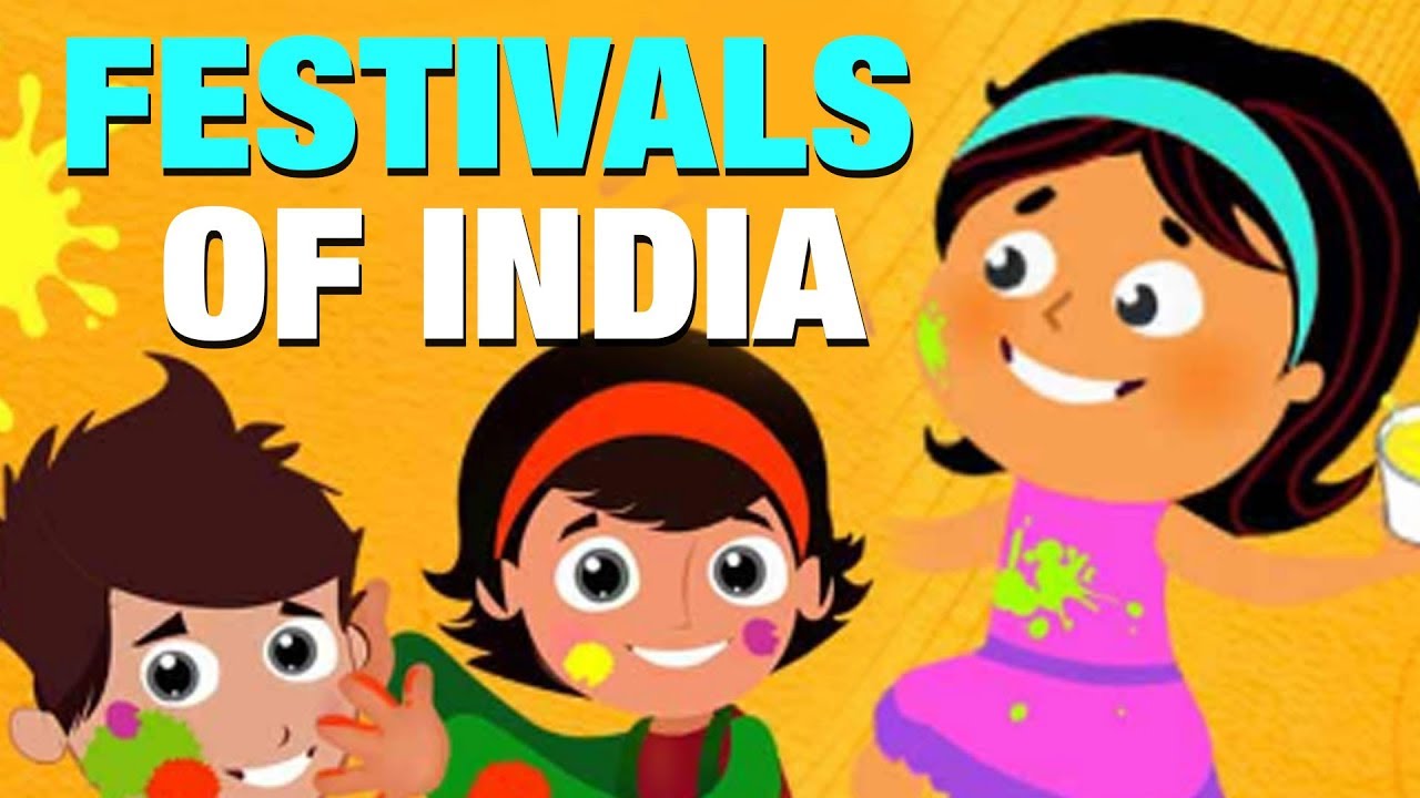 Main Festivals Names Of India For Kids In English | Simba Tv | Festival Name In India For Childrens