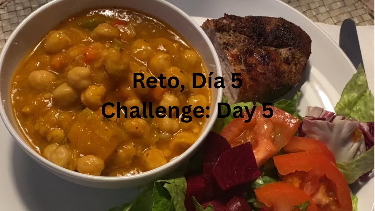 Reto día 5 “Comer Garbanzos y Carne para Quemar Grasa 🍽️🔥 | Eating to Lose Fat”