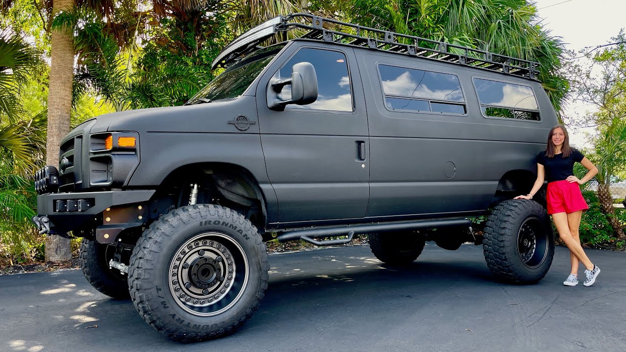 Маленькая леди, большой фургон! - Ford E-Series Cargo E-350 SD 2008 года, переделанный в кемпер