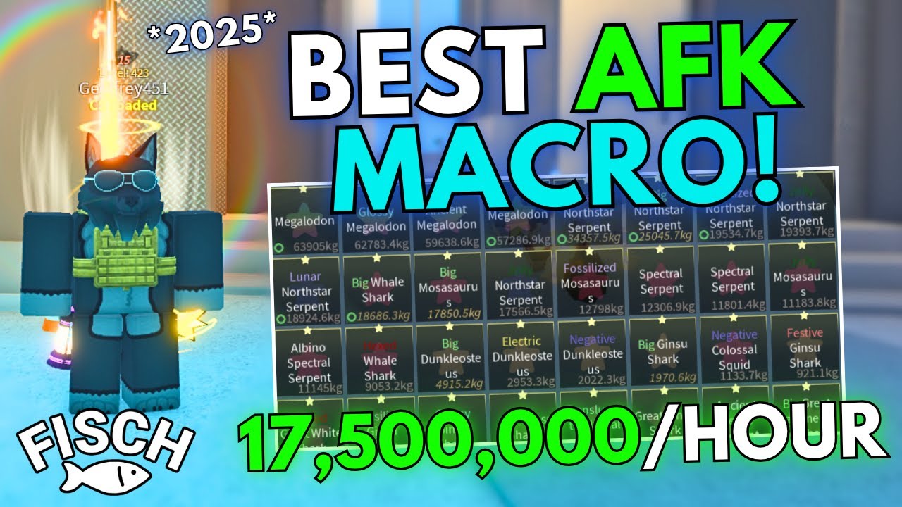 *НОВЫЙ* ЛУЧШИЙ МАКРОС НА АВТО РЫБУ В ROBLOX! (МЕТА 2025)