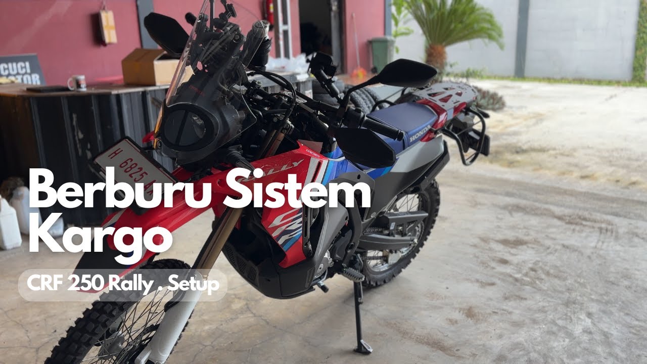 Berburu Sistem Kargo CRF 250 Rally 2025
