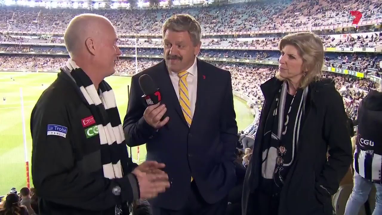 phil cox on his son, Mason, getting to a prelim. 💪  #AFLTigersPies