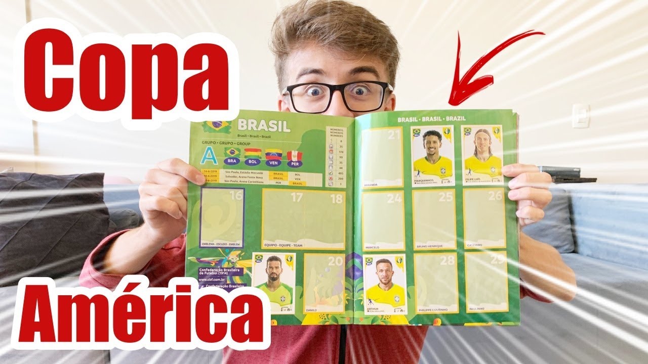 COLANDO FIGURINHAS DA COPA AM&Eacute;RICA ! RICK SANTINA