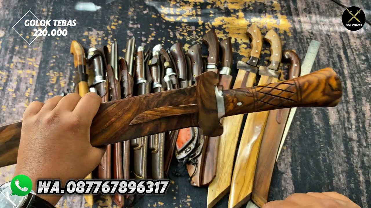 hadir kembali !!! berbagai macam golok untuk berkebun dengan kualitas yang terjamin!!!