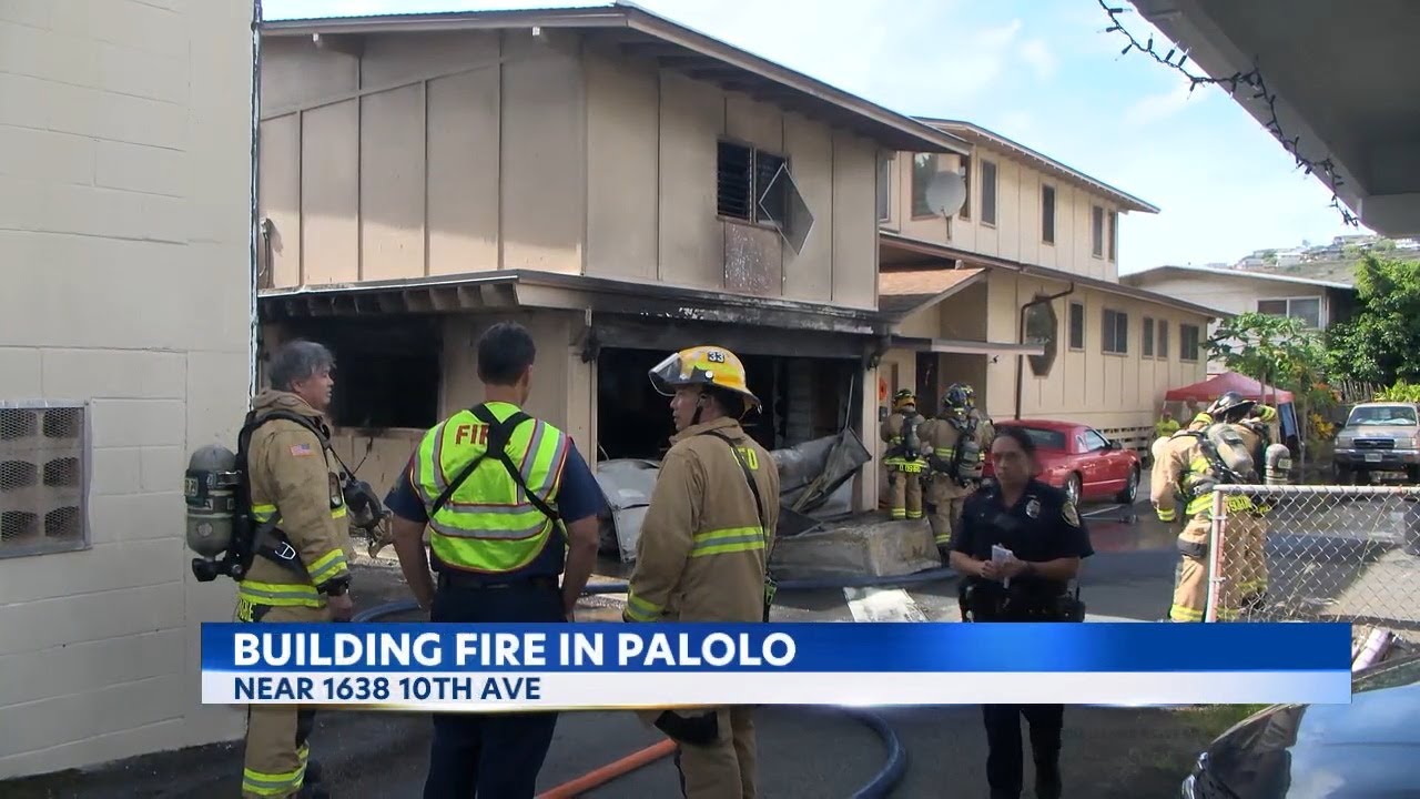 Palolo fire rips through residential building