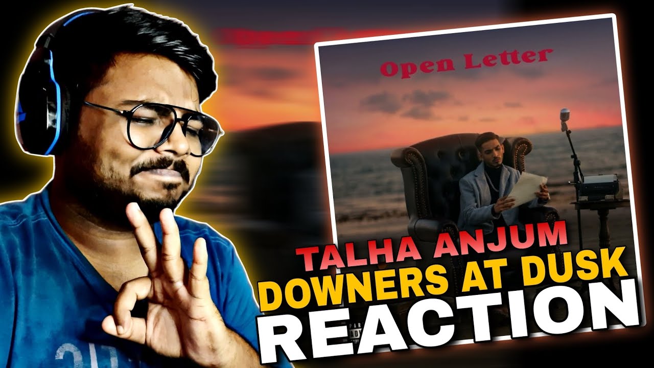 Talha Anjum - Downers At Dusk REACTION | Prod. by UMAIR (Official Audio)