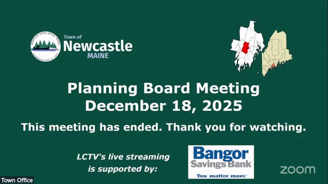 Newcastle Planning Board - December 18, 2025