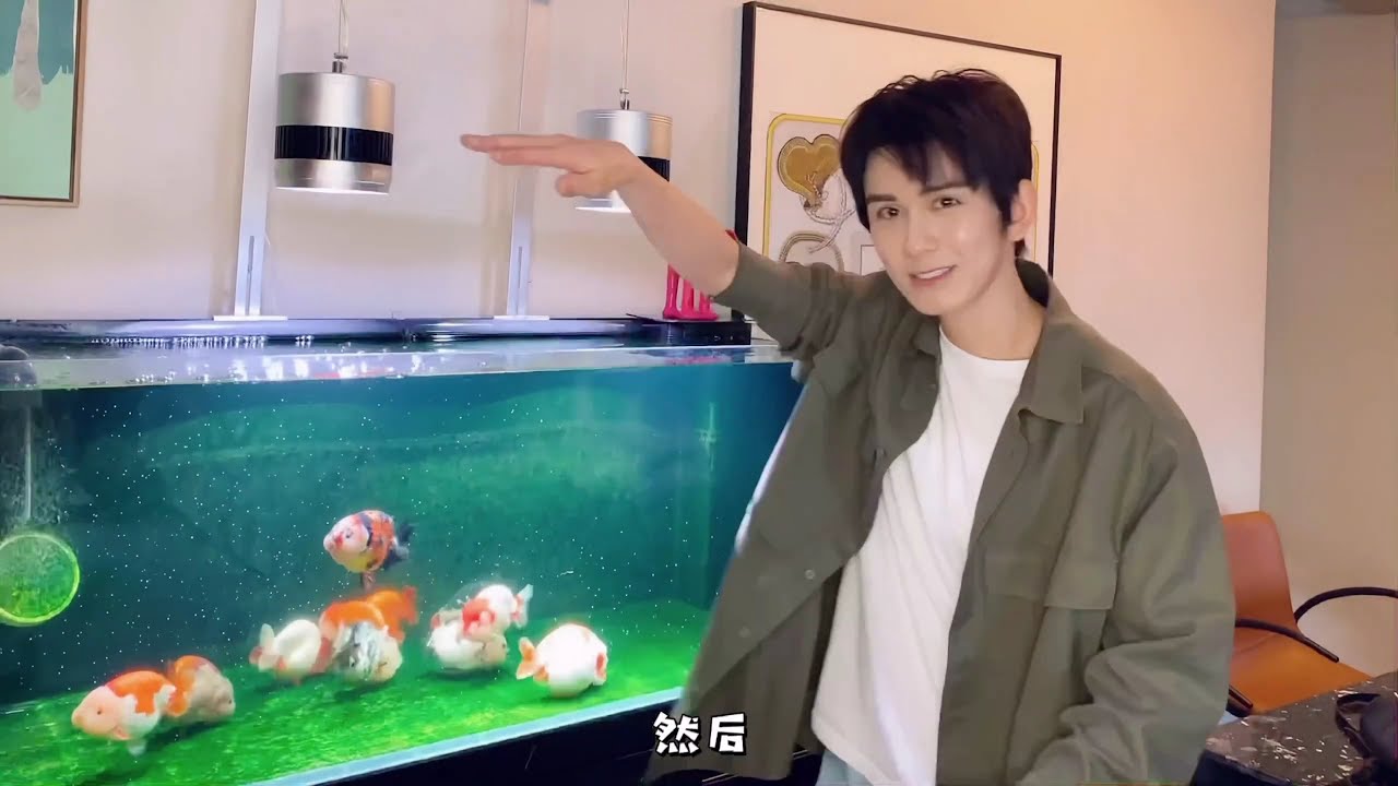 [Eng CC] Zhu Zanjin 朱赞锦 Ranchu goldfish massage vlog (ZZJ Weibo update 210601)