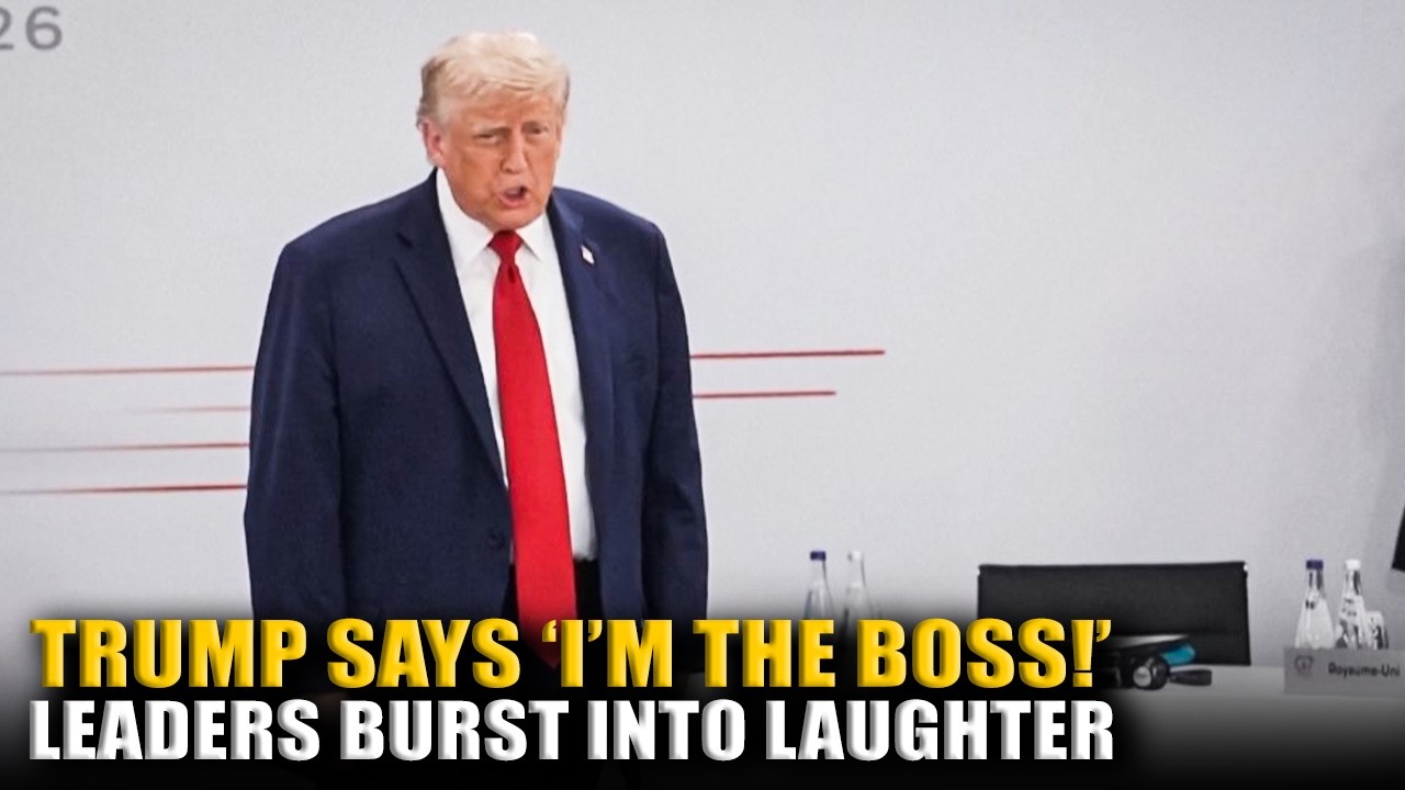 Watch! U.S. President Trump says &lsquo;I&rsquo;m the boss&rsquo; world leaders burst into laughter at G7 Summit