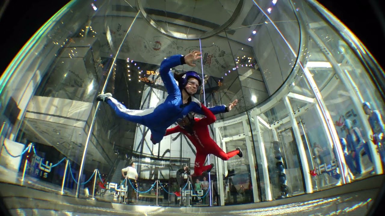 My first time doing indoor skydiving at iFLY Paris