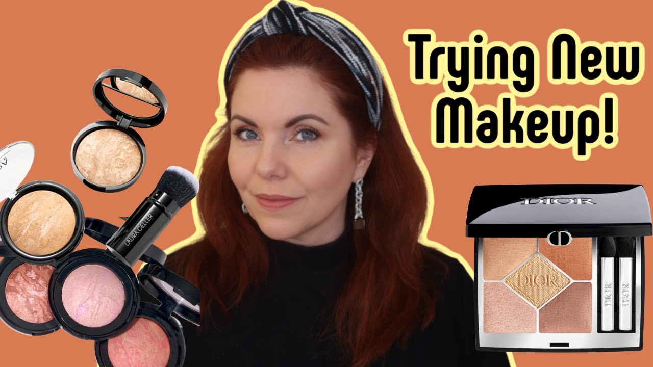 Trying New Makeup! Dior Amber Pearl | Laura Geller