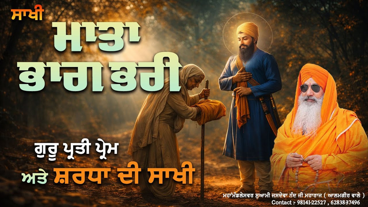 Saakhi – Mata Bhaag Bhari – Guru Prati Prem ate Shraddha di Saakhi – Swami Jasdeva Nand Ji