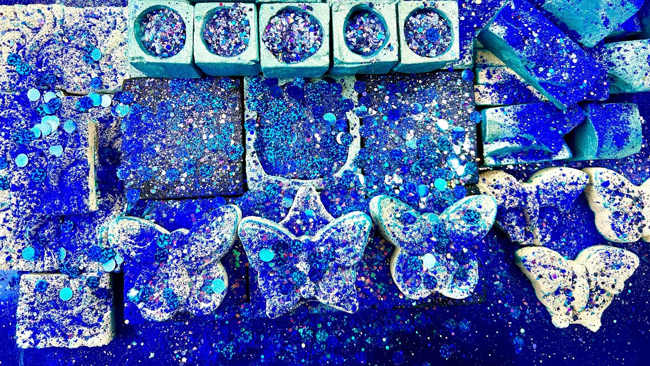 Welcome Back @bombastikasmr 💙| Dyed Chalk | Glitter Confetti Bombs 💙| No Edits or Reposts OAP