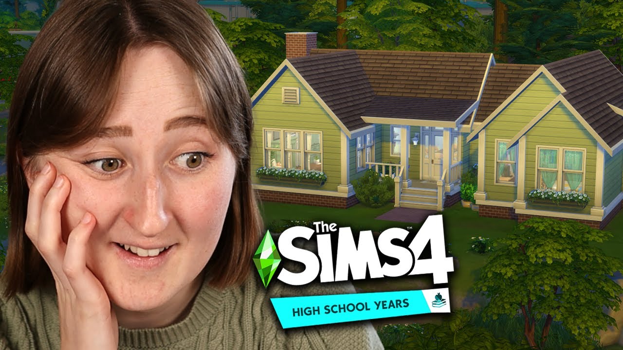 i tried to build in The Sims using *ONLY* HIGH SCHOOL YEARS
