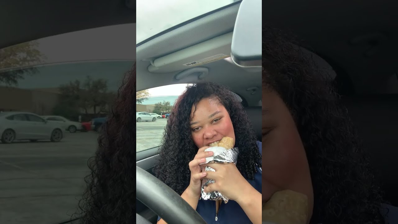CHICKEN EL PASTOR BURRITO 🌯 MUKBANG