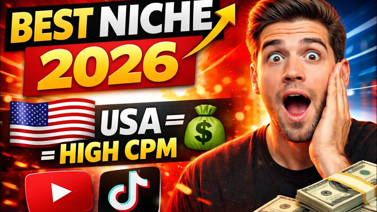Best Niche for YouTube & TikTok in 2026 (High CPM USA)