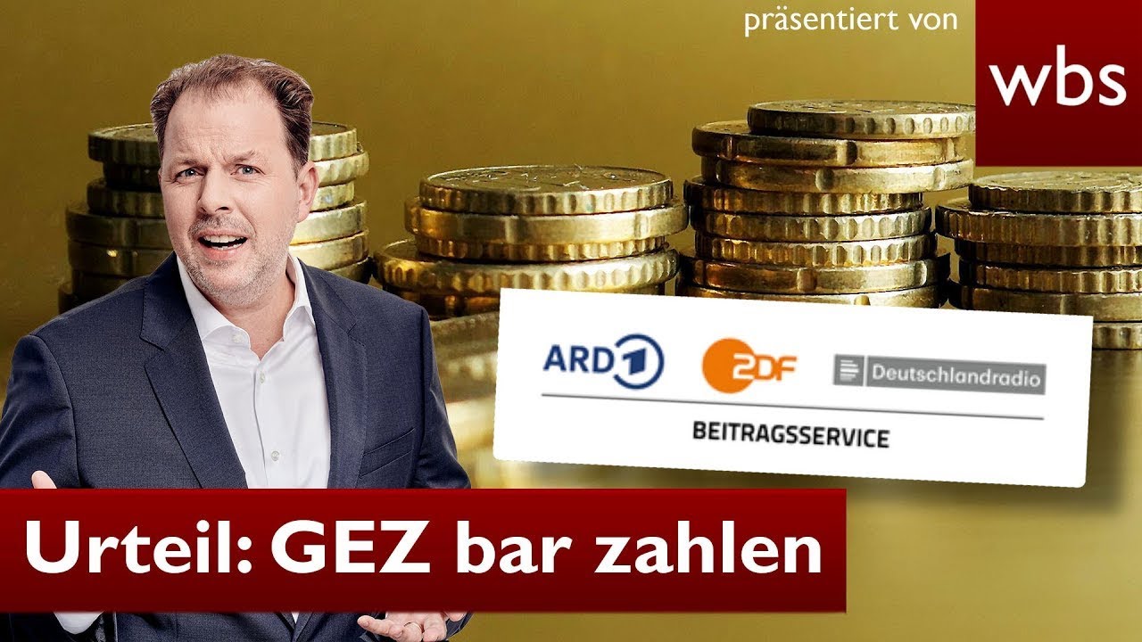 GEZ Trick: Rundfunkbeitrag in bar bezahlen? Urteil ist endlich da! | Anwalt Christian Solmecke