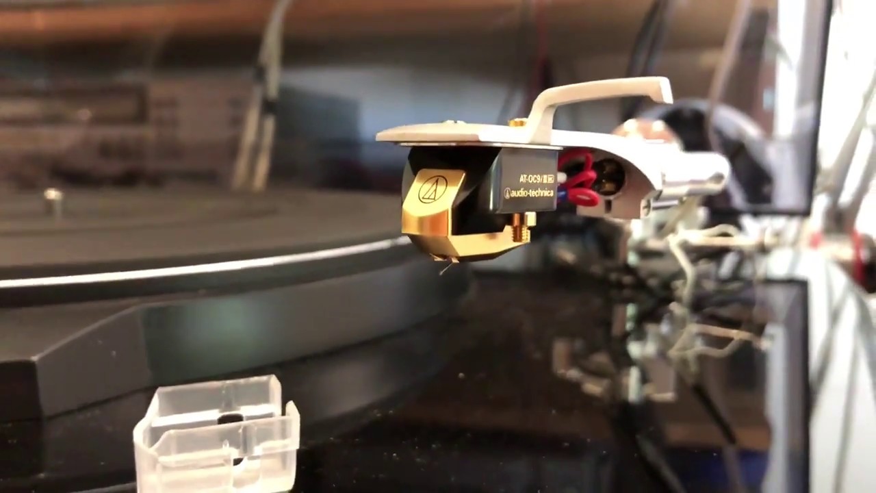 Установка проигрывателя Sansui SR-929 с прямым приводом и картриджа AT-OC9/III.