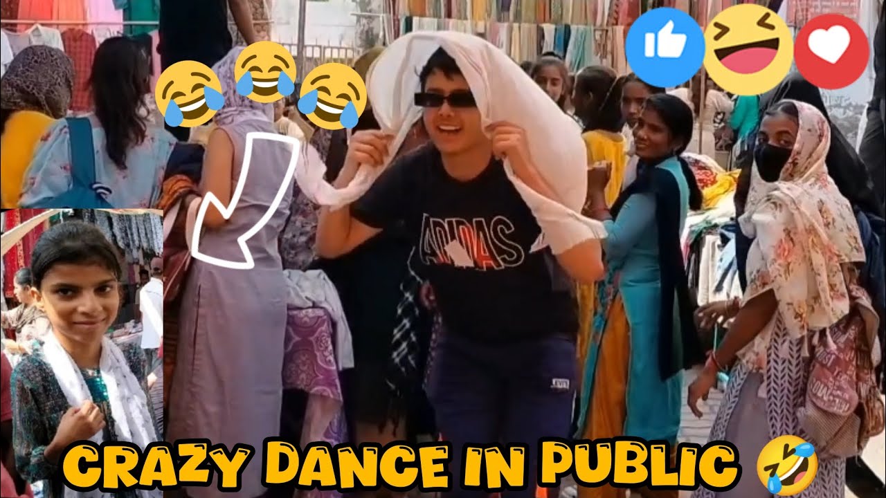 Funny🤪 Dance in public🤣 || prank on public🤣 || public reaction prank❤️