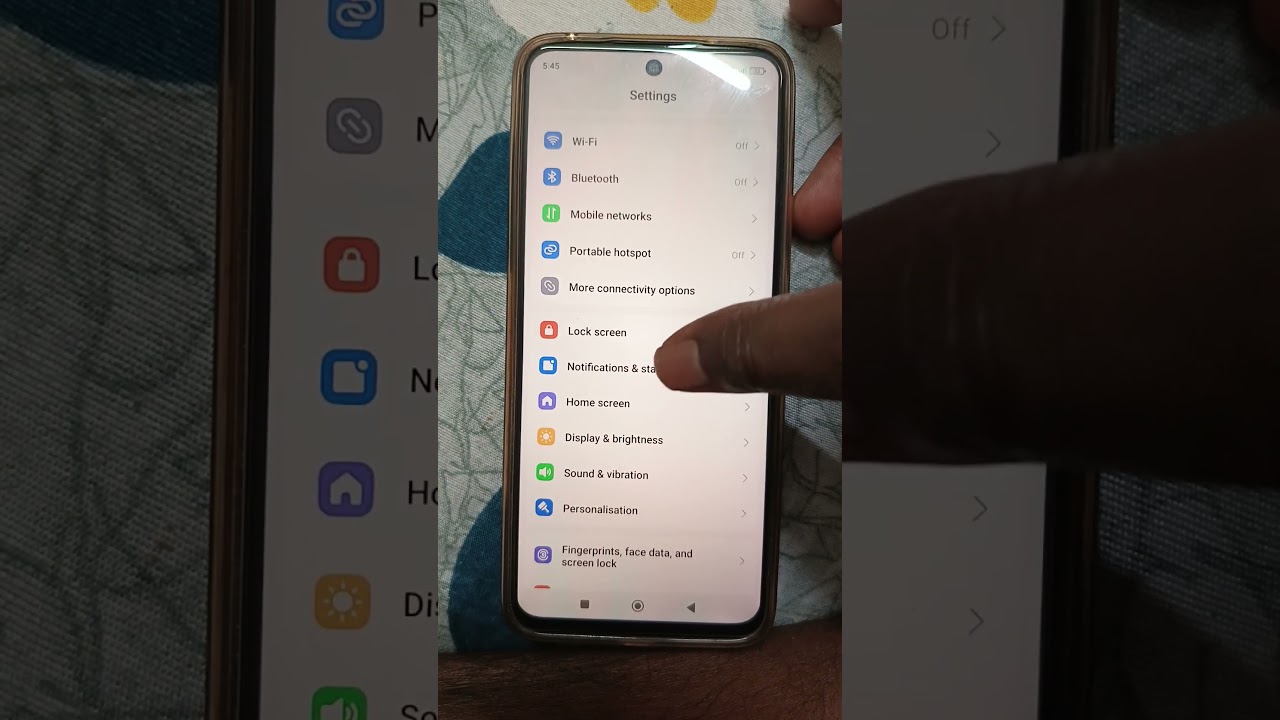 redmi mobile me notification settings WhatsApp #shorts