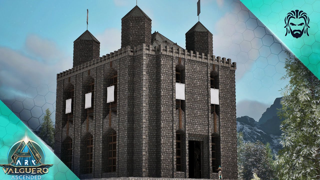I Built my Castles Keep in the Snow! | ARK: Valguero [E9]