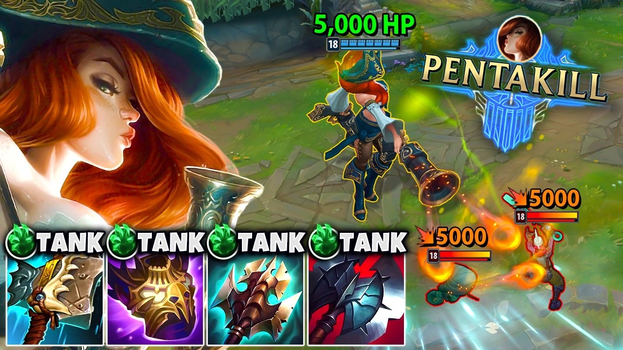 This Tank Miss Fortune build is secretly busted and I show you why (PENTAKILL)