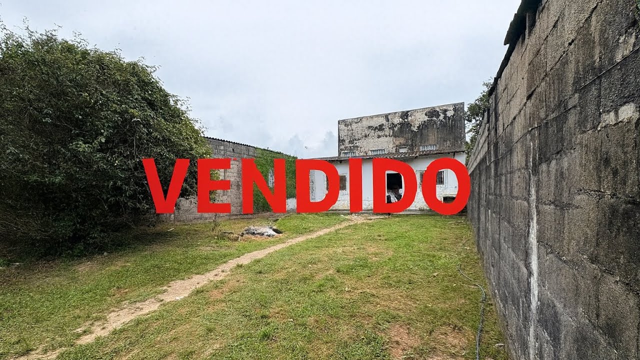Edícula R$ 95 mil com amplíssimo terreno para vender rápido na praia de Peruíbe