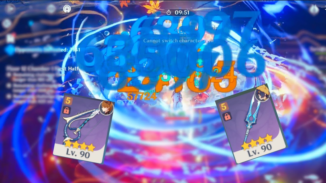 Abyss 6.2 Luna III | F2P 2 cost Childe International 178s continuous run  -  Top Half