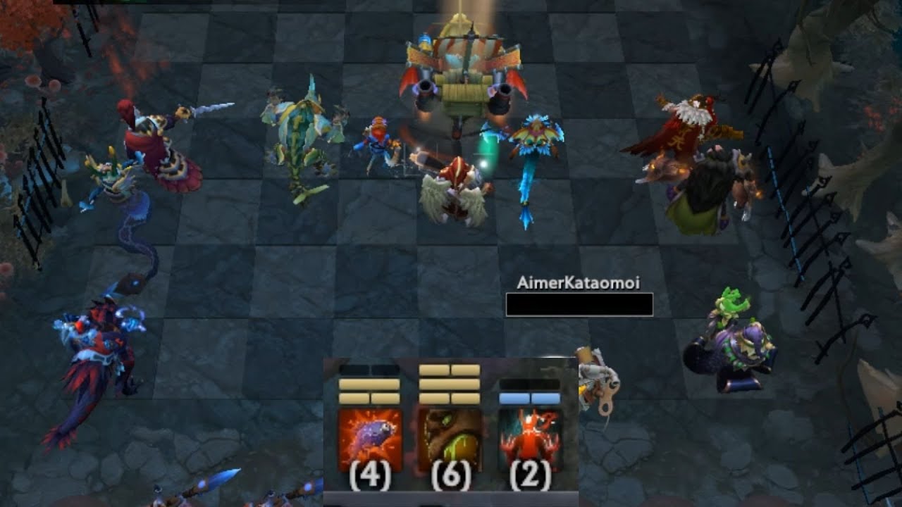 1hp last sec tango storm3 down - Dota Auto Chess DAC