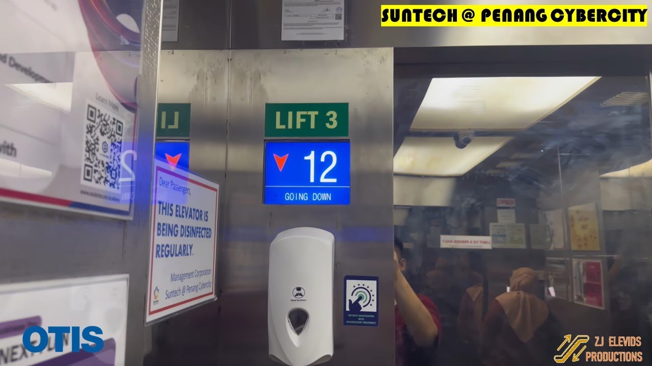 OTIS Elevators at Suntech @ Penang Cybercity, Bayan Baru, Penang, Malaysia. (Office Levels)