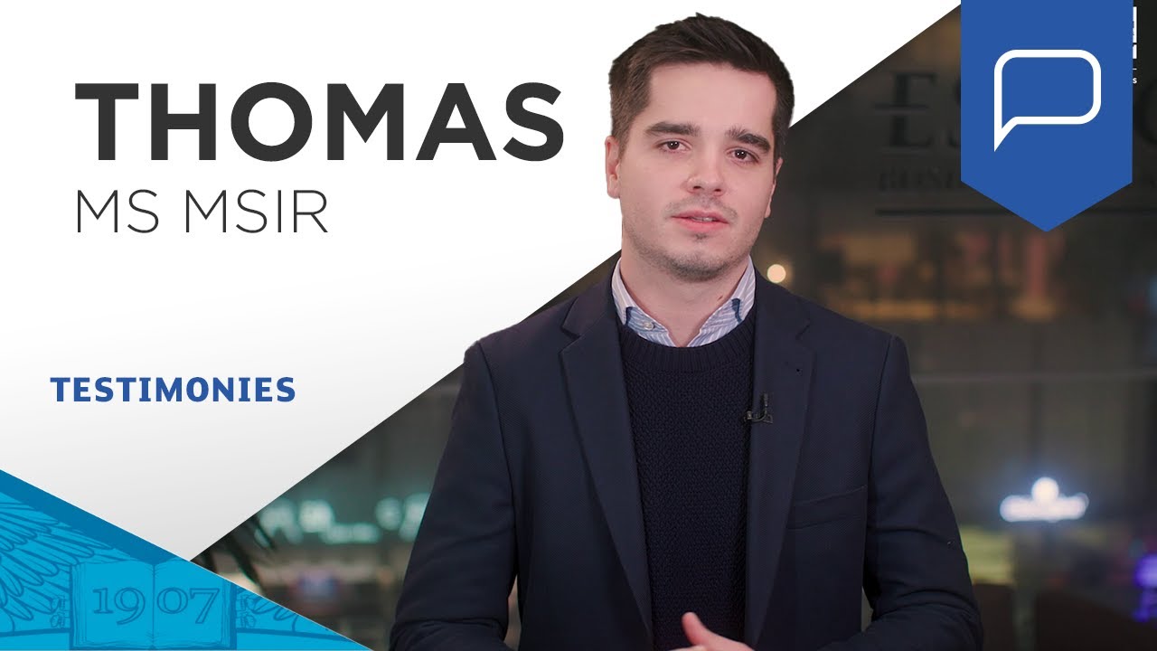 Thomas Meslier, MS Management des Systèmes d’Information en Réseaux (MSIR) | ESSEC Testimonies
