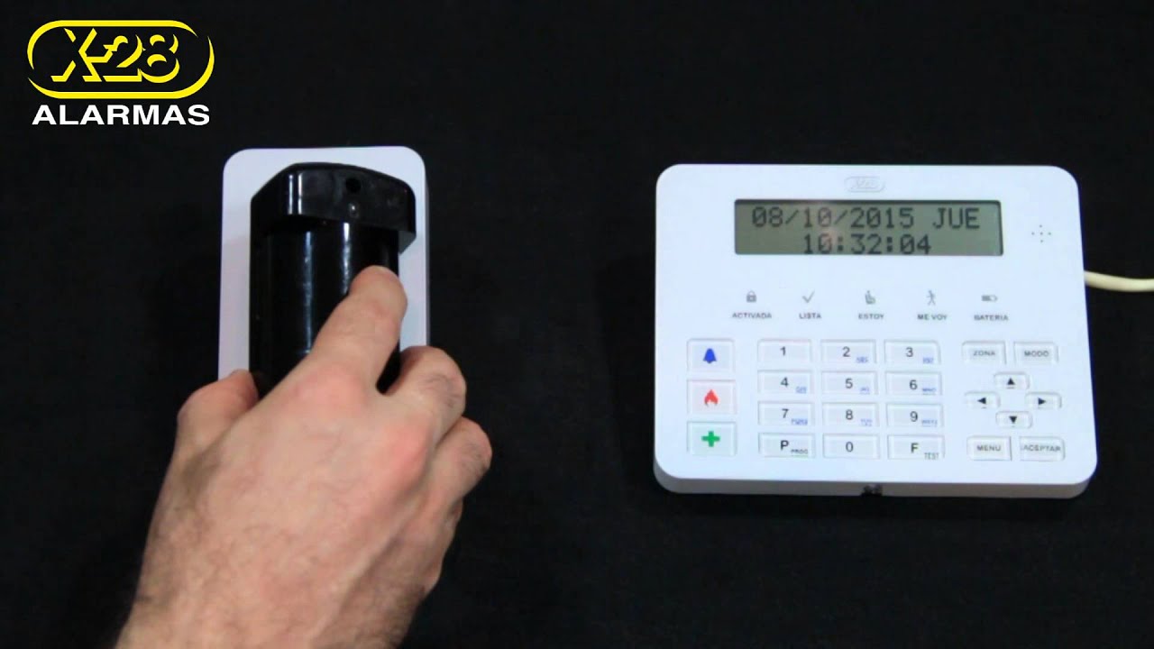 Programación de una barrera exterior MPXH - X-28 ALARMAS