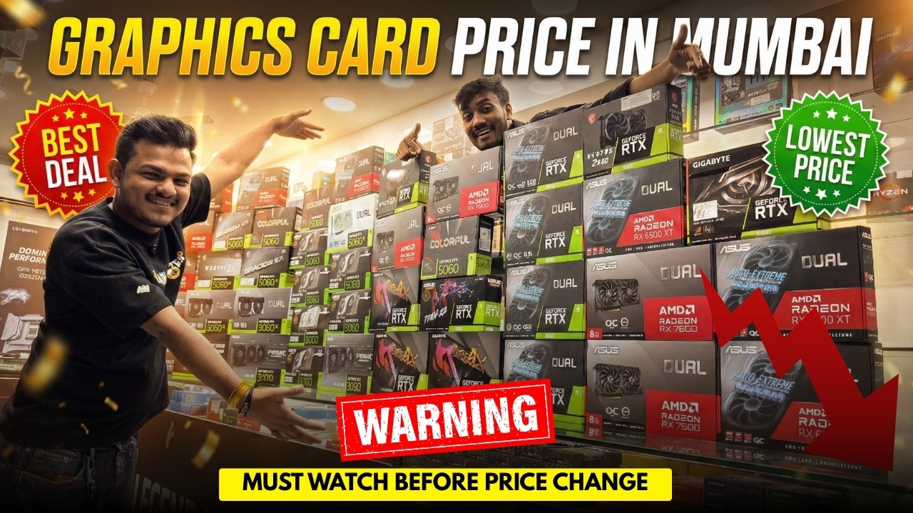 Graphics Card Prices 🔥 in Lamington Road Mumbai | 🤔 GPU Prices in India | TECH 365 Mumbai #gpuprice