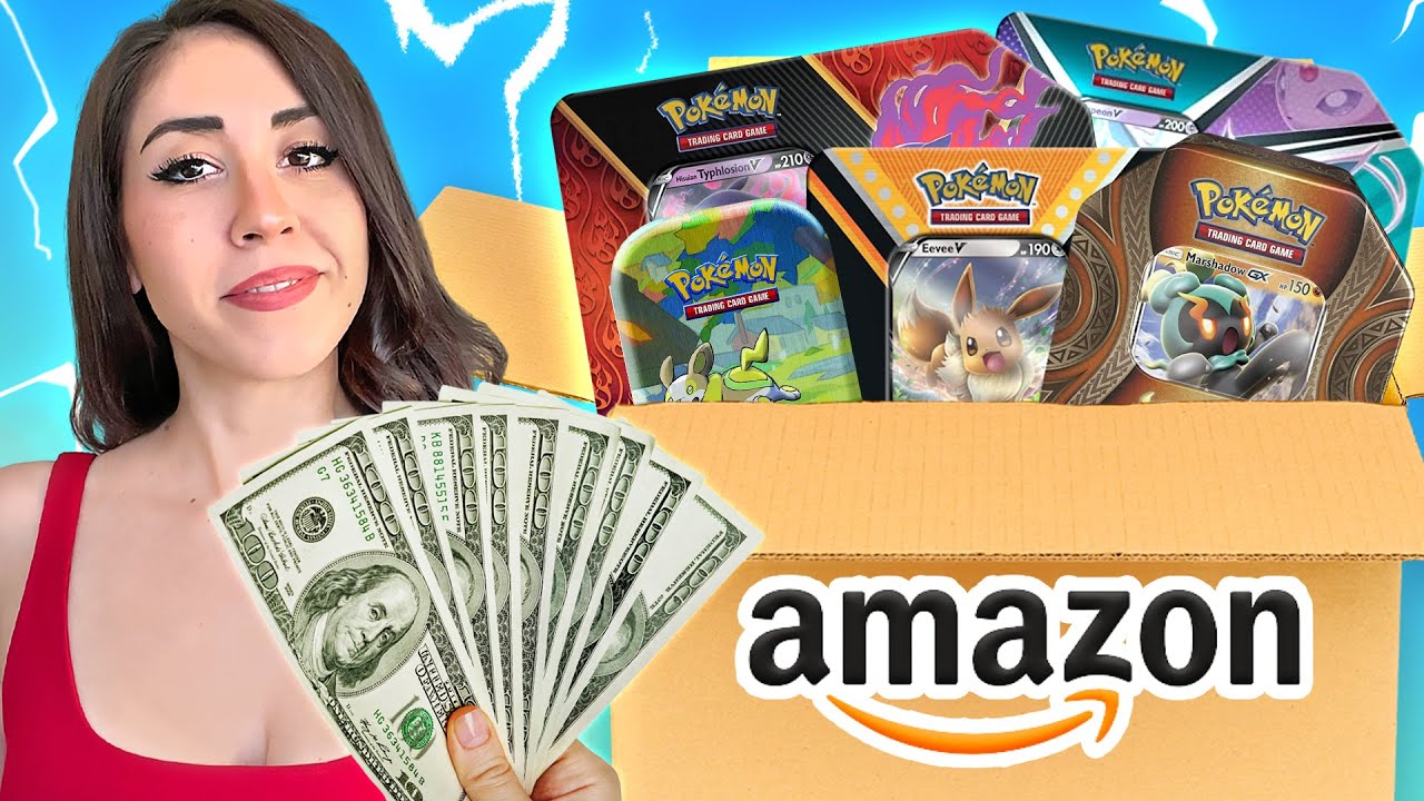 Which Pokemon Tin Has the BEST PULLS?! My $150 Amazon Experiment!