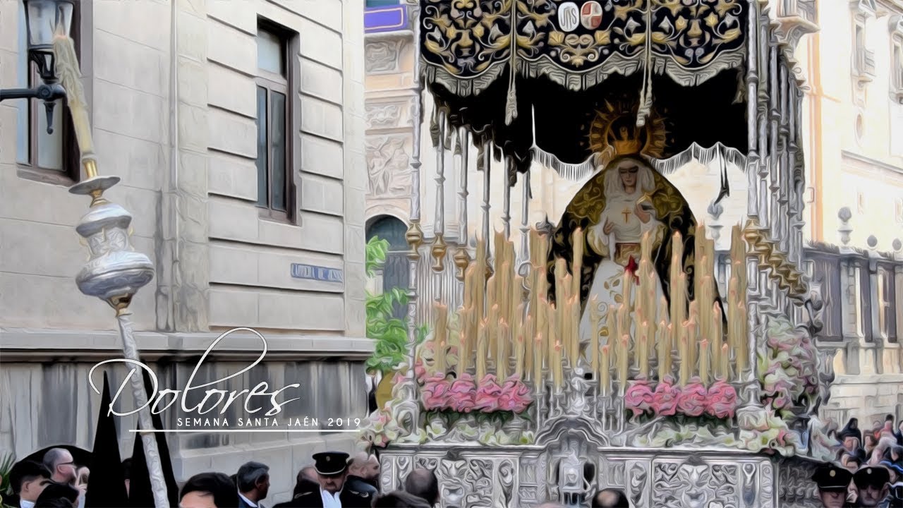 Virgen de los Dolores en Carrera de Jesús - Semana Santa Jaén 2019