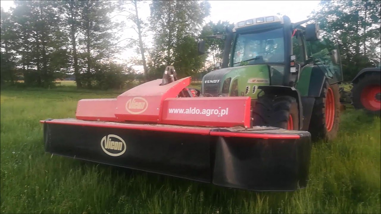 Koszenie trawy 2018 Nowy nabytek kosiarka ㋡ VICON  ㋡ Fend 2x㋡