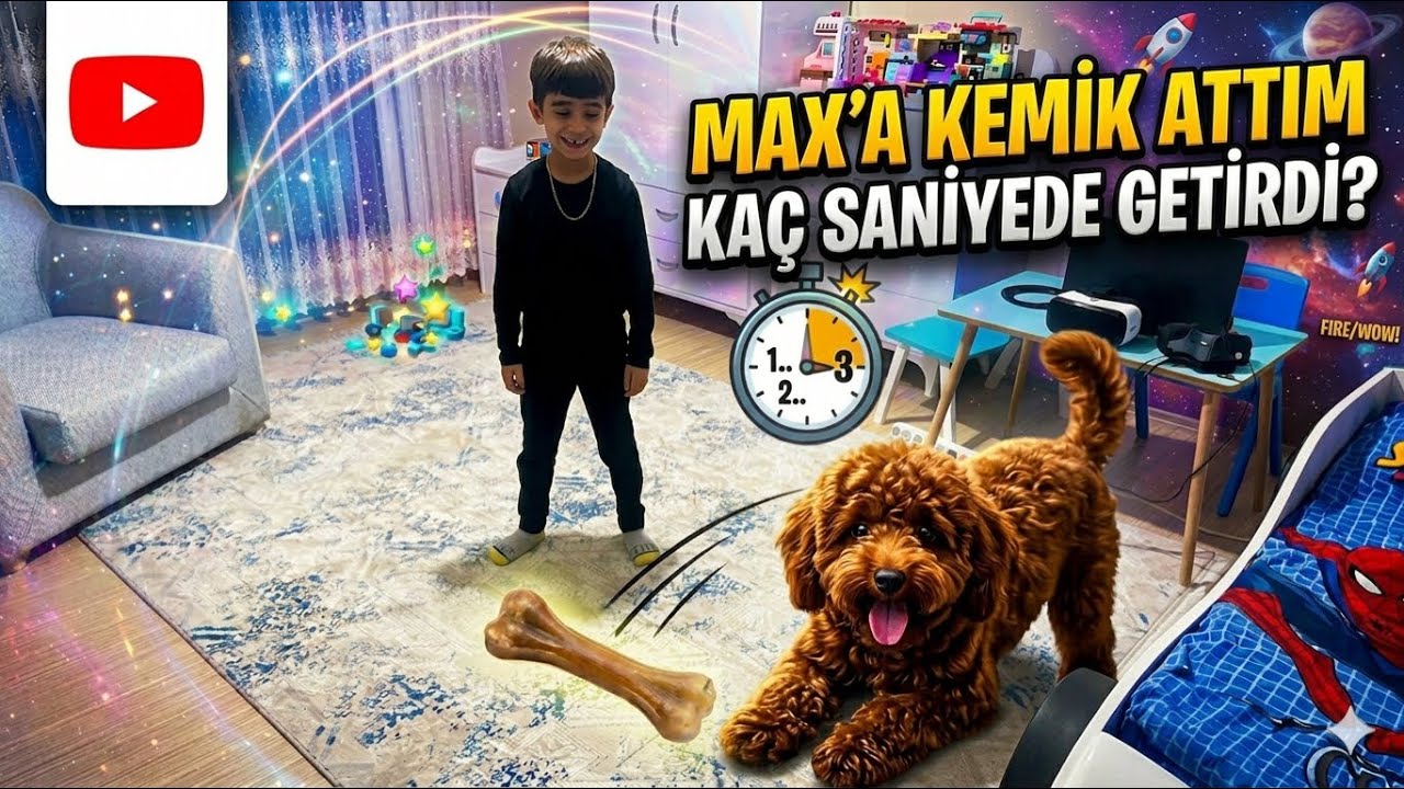YAMAÇ KÖPEĞİ MAX İLE OYUN OYNADI KEMİĞİ ATTI MAX HEMEN GETİRDİ ‼️