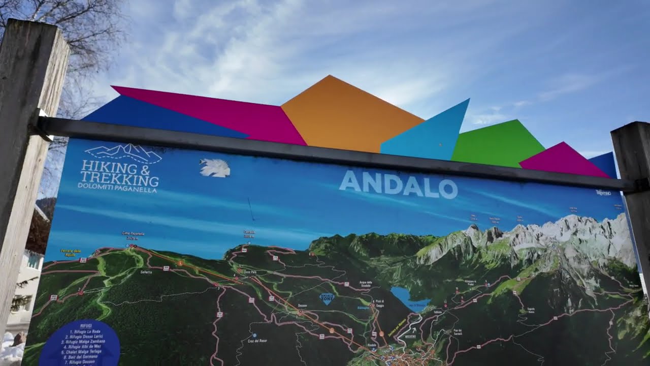 Andalo d'inverno vista dal drone  #Andalo TN