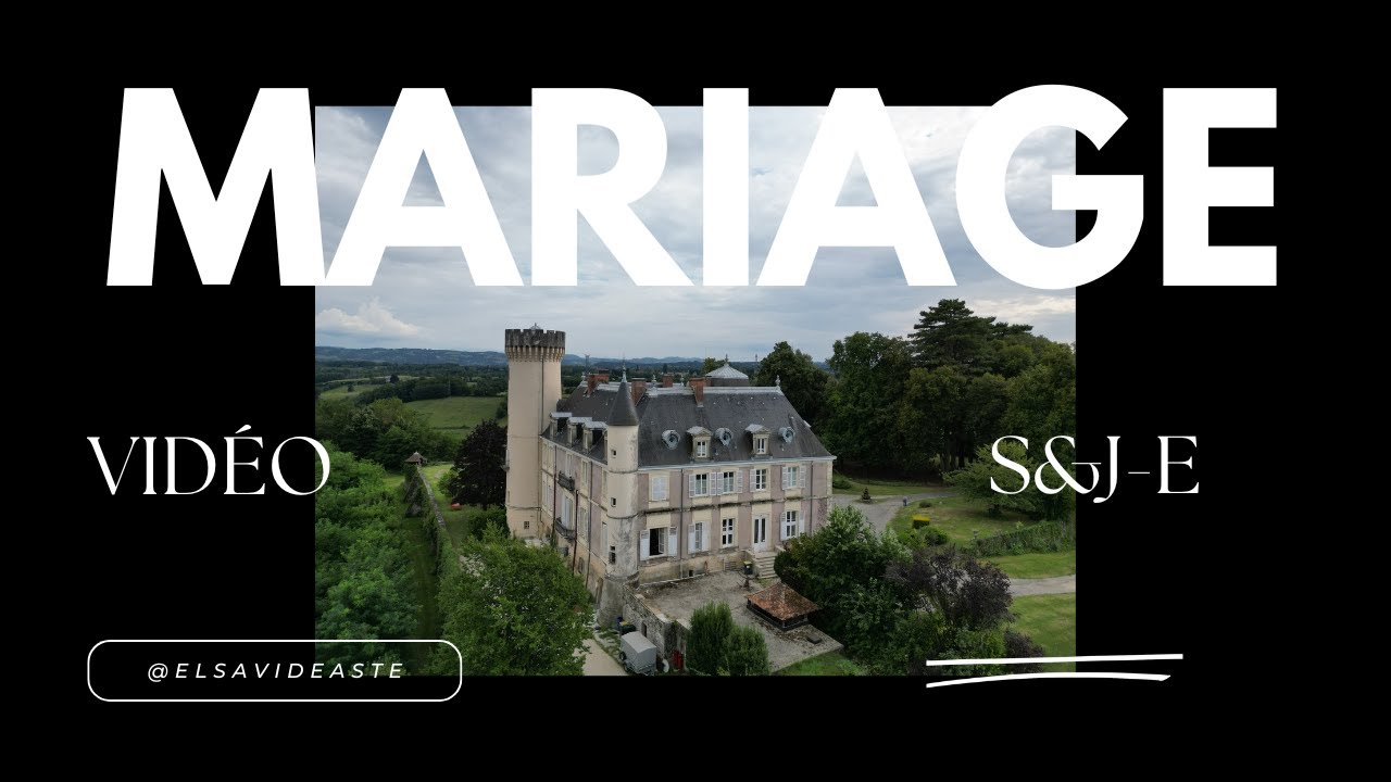 Vidéo de mariage S&J-E - le 17 aout 2024 en Isère