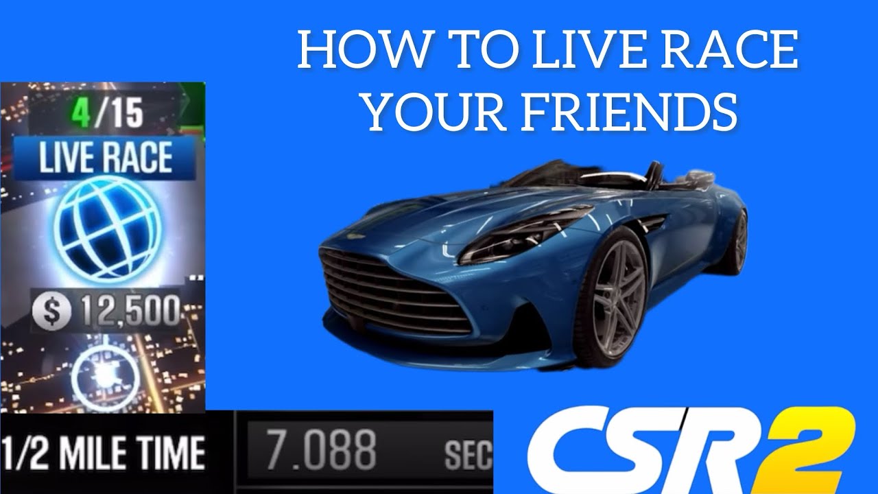 CSR2 | Как участвовать в гонках вживую с друзьями или в одиночку | Это очень просто!