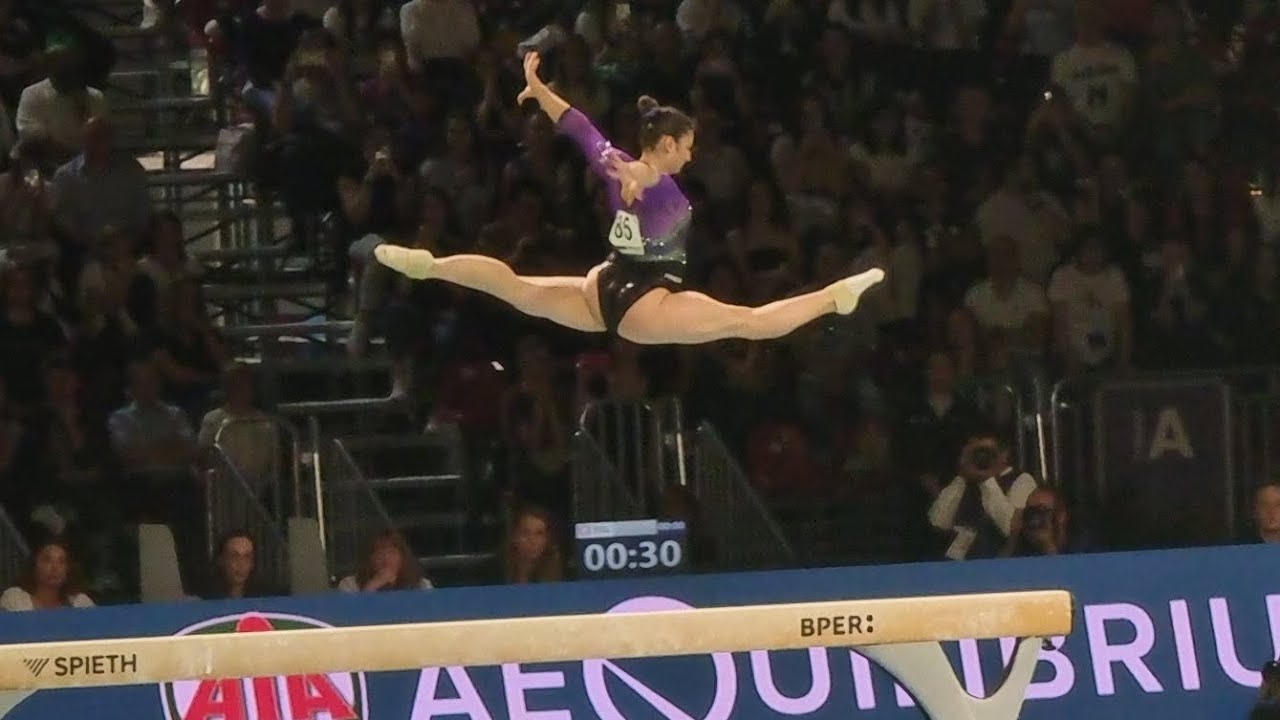Manila Esposito 🇮🇹 - 🥇 GOLD - 14,400 Beam final - European championships 2024