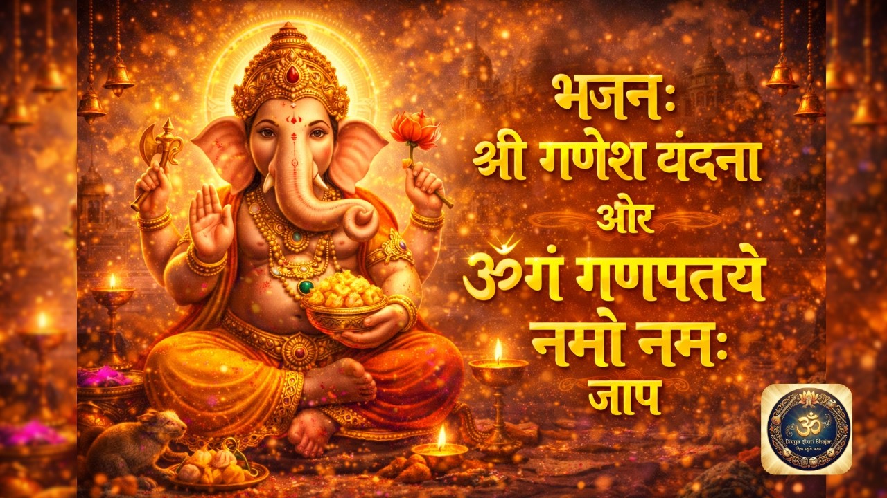 Om gan ganpataye namo namah 108 times | Pratham Pujya Gajanan Swami