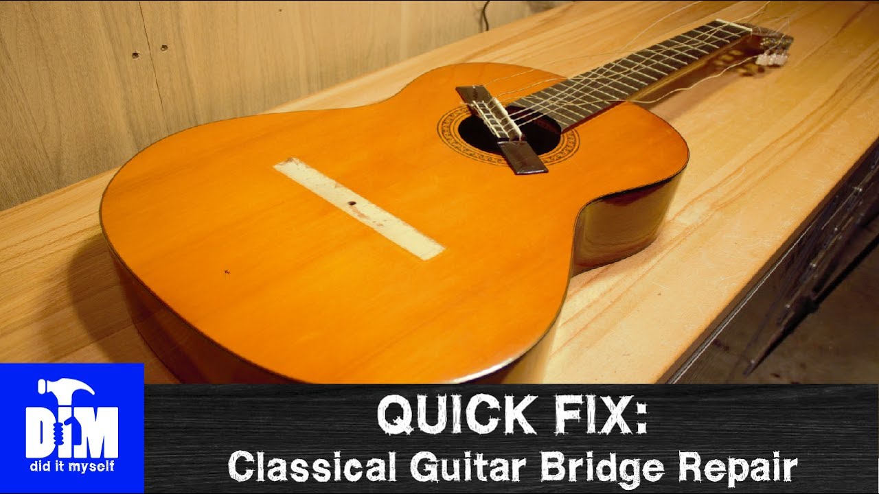 Quick Fix: Classical Guitar Bridge Repair